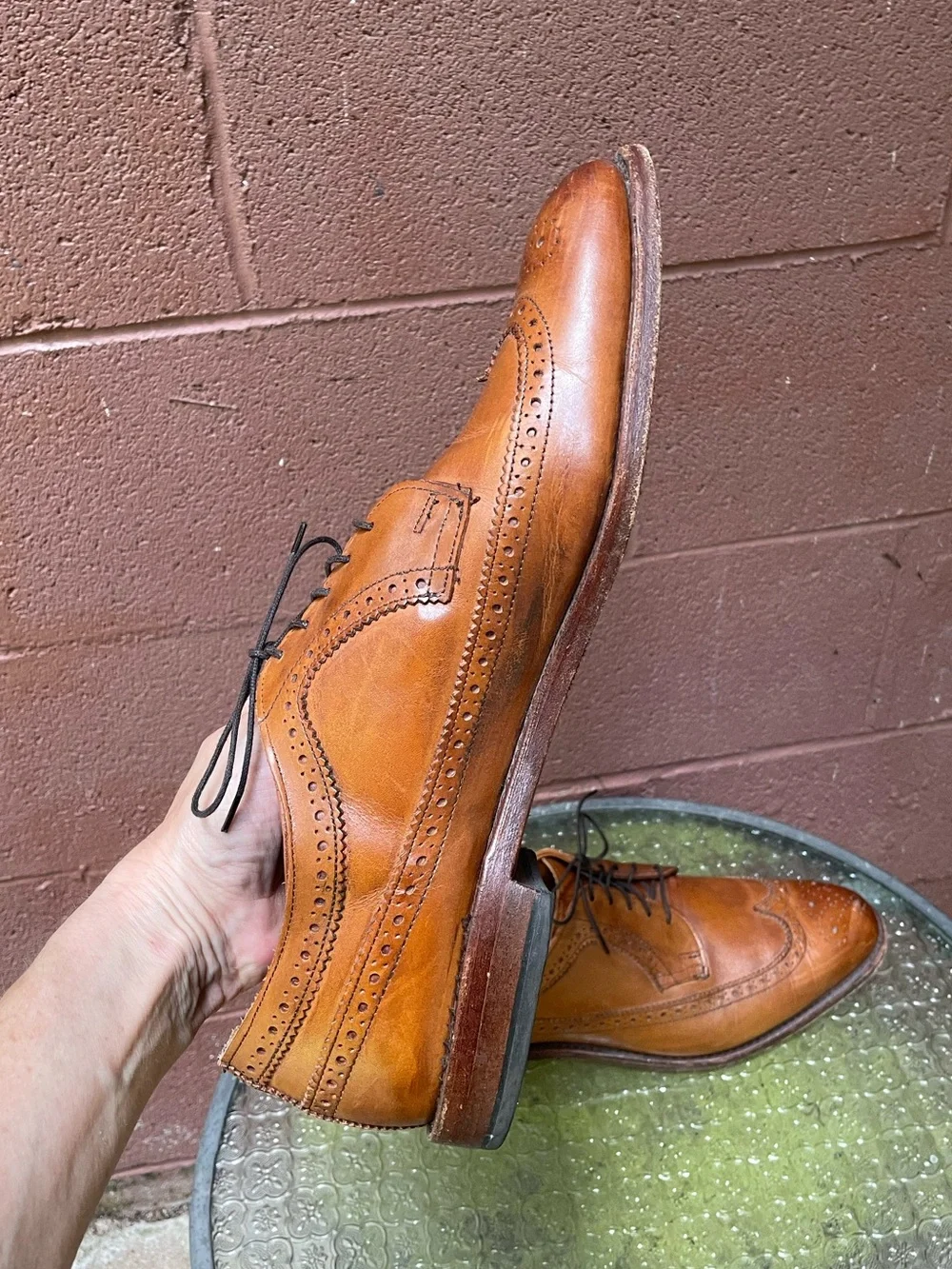 Allen Edmonds McGregor Wingtip Oxford Shoes Size 11.5 D